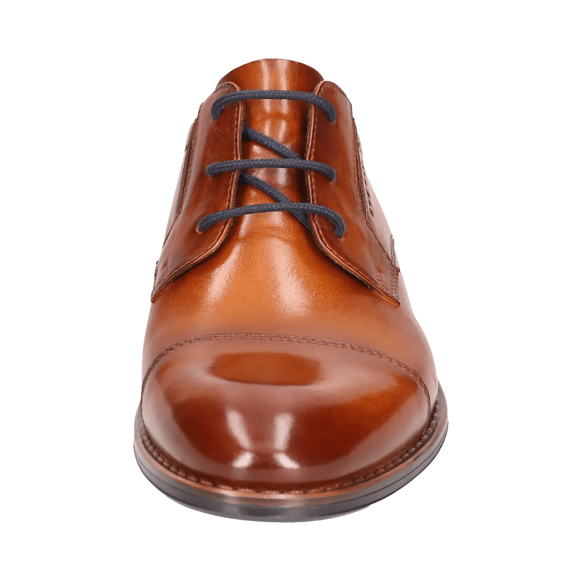 Leder Business Schnürer cognac - Image 5