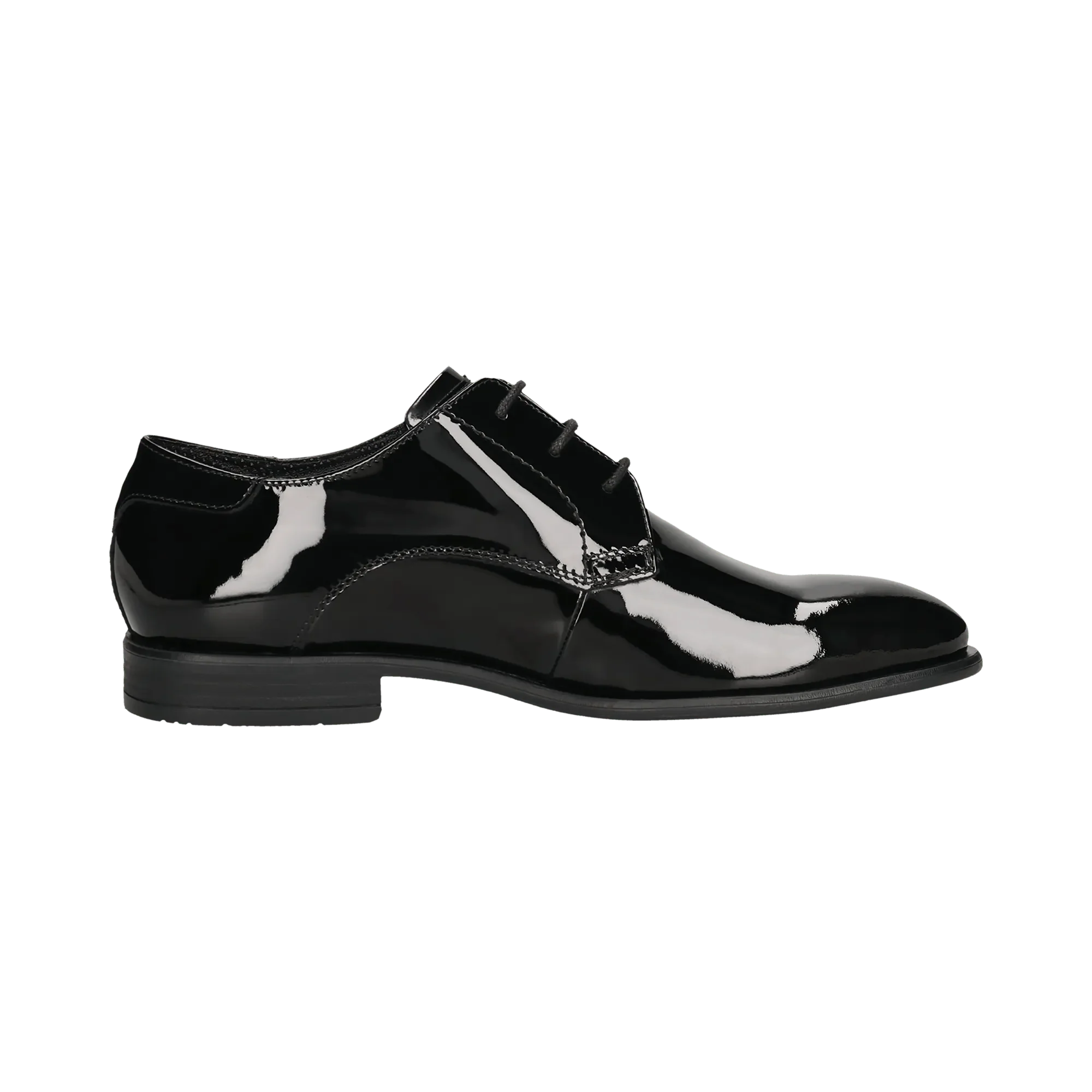 Leder Business Schnürer schwarz - Image 4