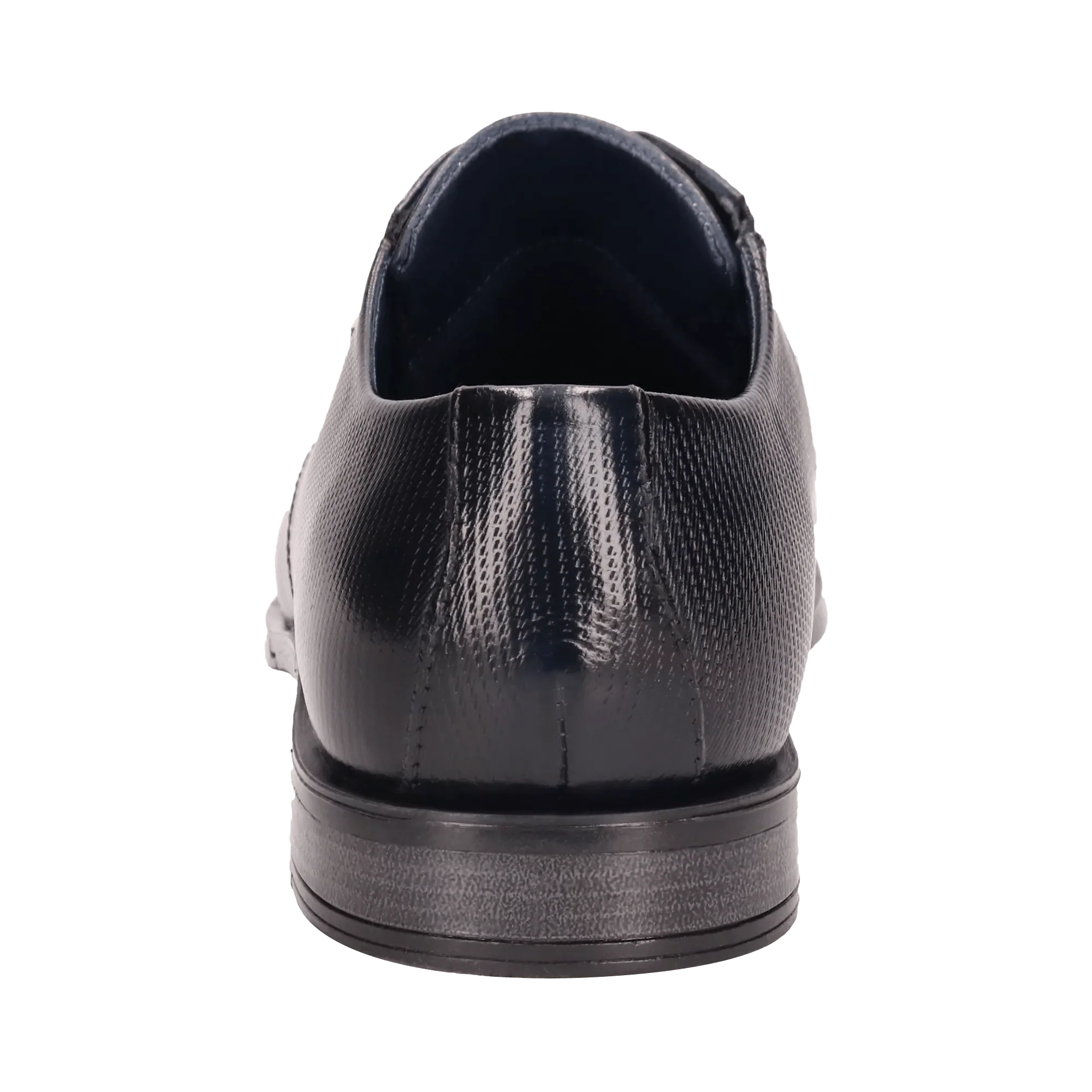 Leder Business Schnürer dunkelblau - Image 3