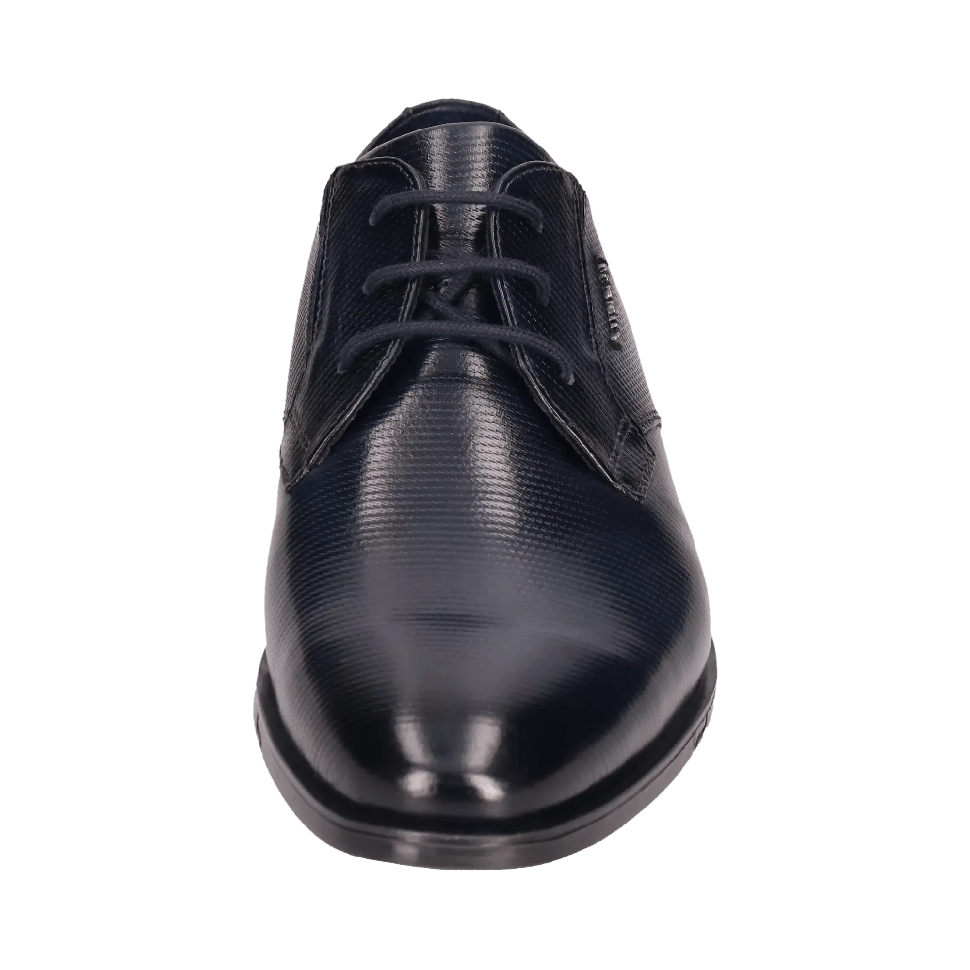 Leder Business Schnürer dunkelblau - Image 5