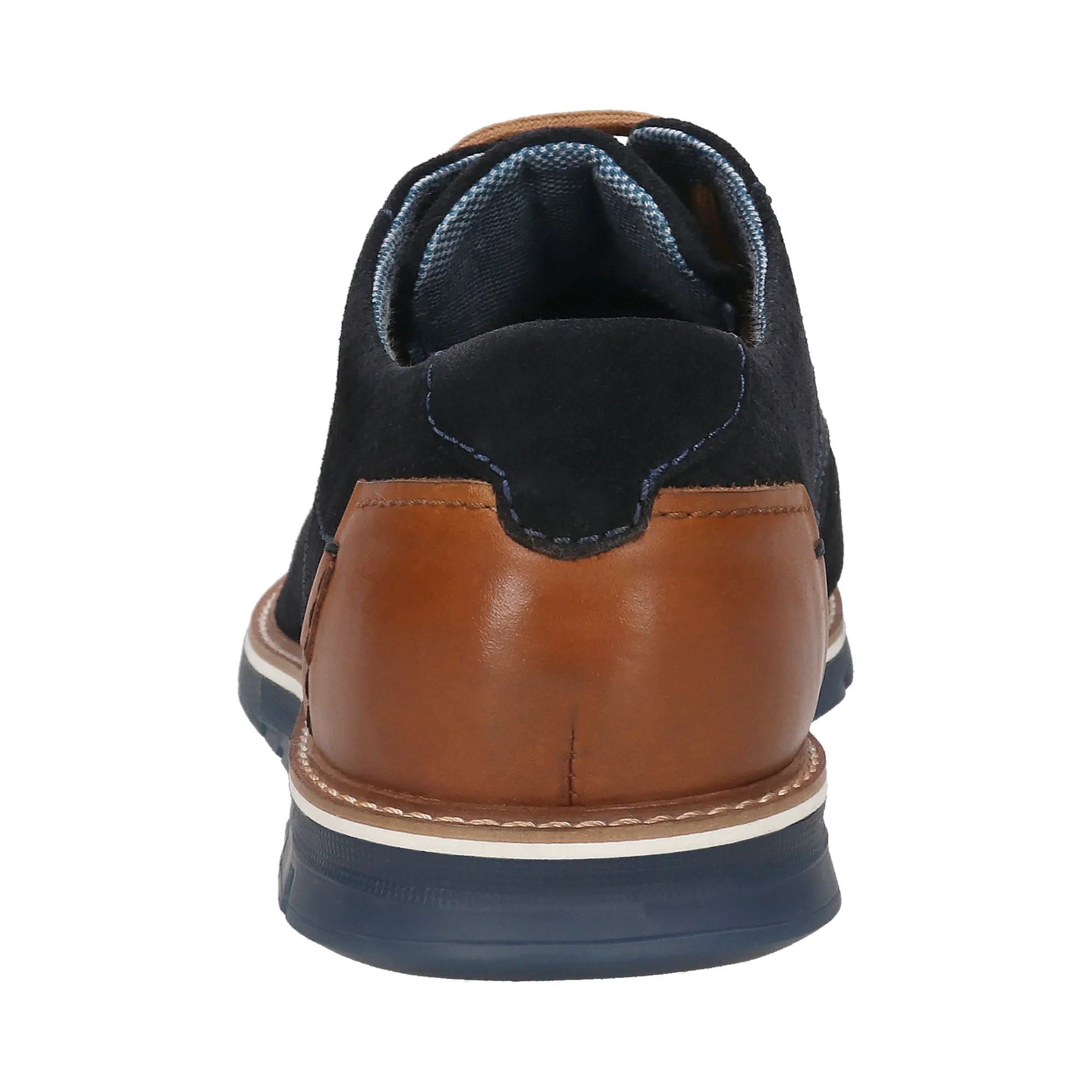 Leder Schnürer dunkelblau - Image 3