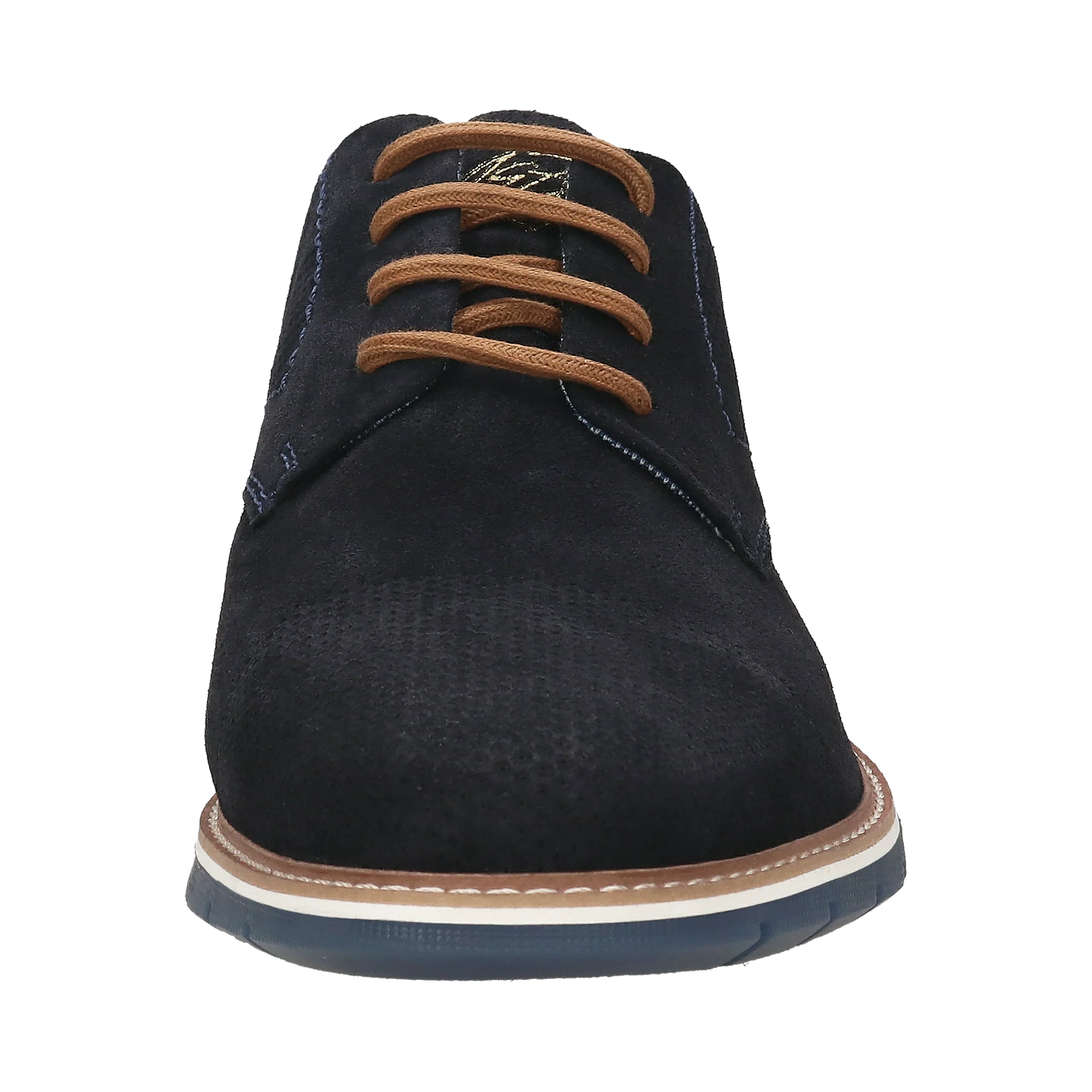 Leder Schnürer dunkelblau - Image 5