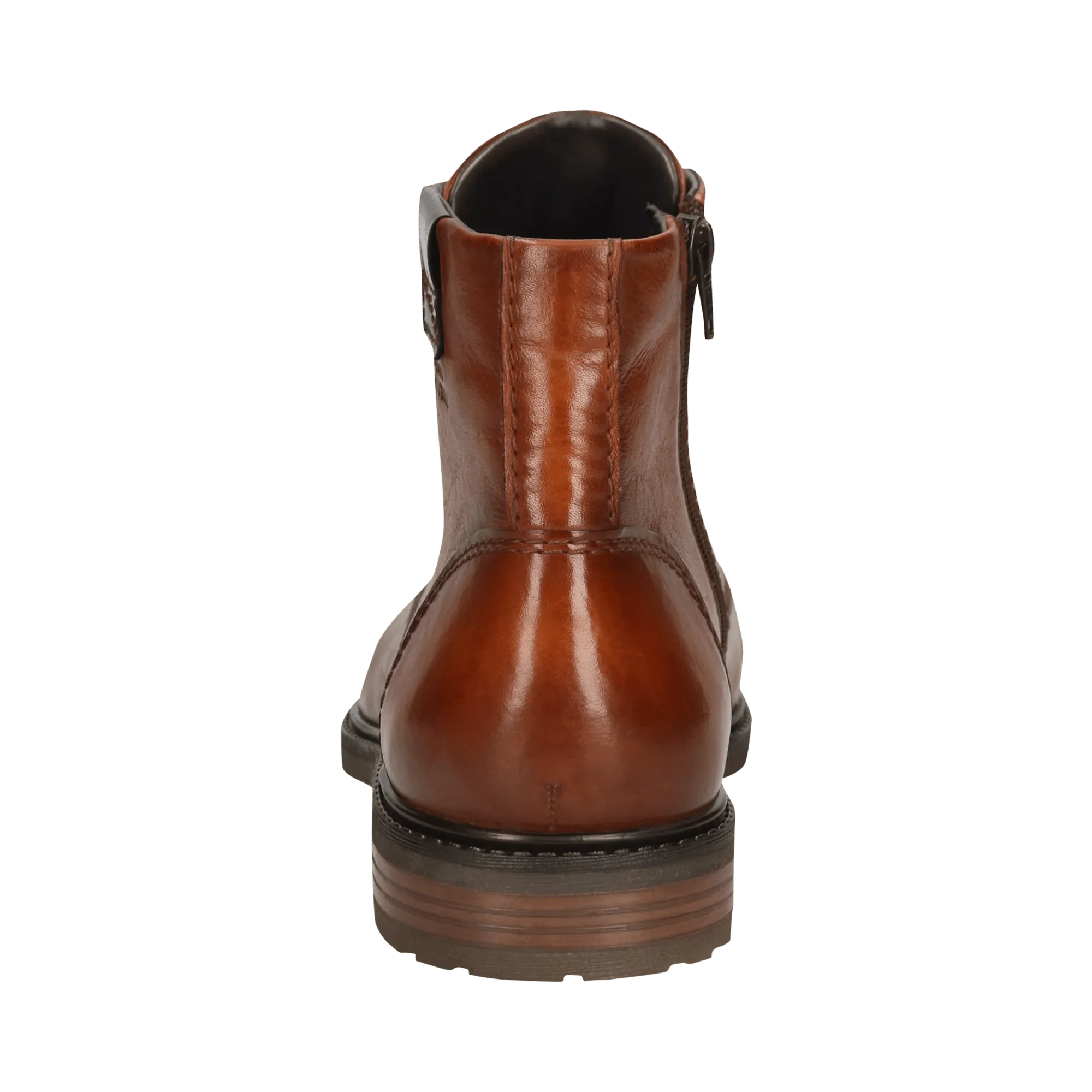 Leder Schnürstiefel cognac - Image 3