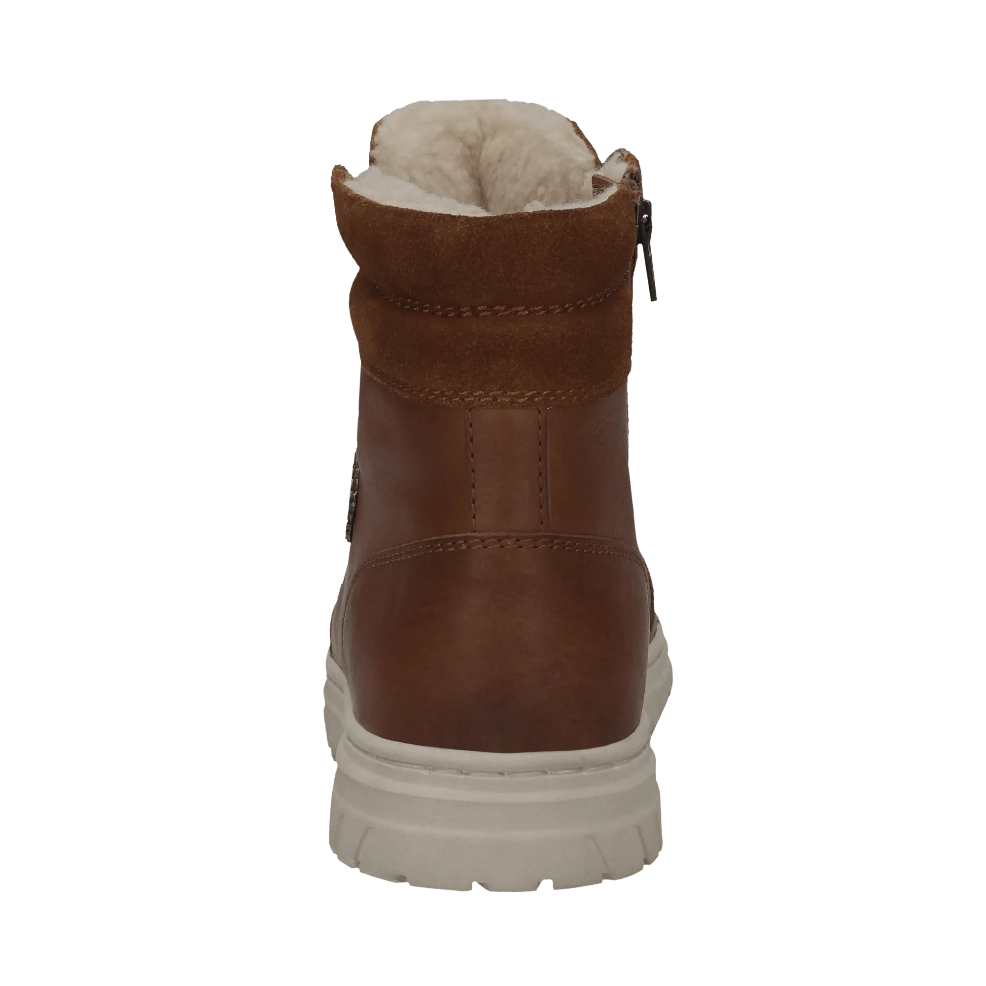 Leder Schnürstiefel cognac - Image 3